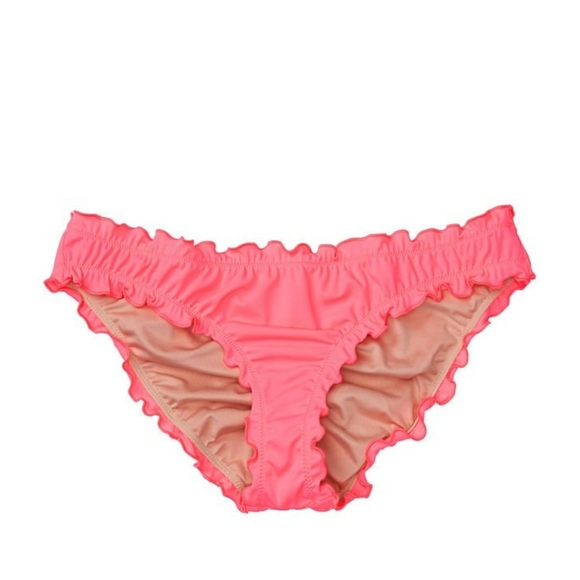 Victoria's Secret Other - VICTORIA'S SECRET Coral Capri ruffle cheeky swim bikini bottom